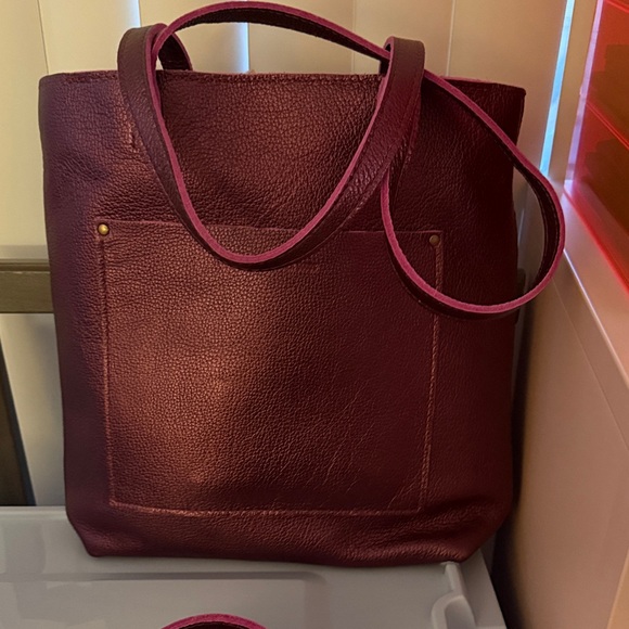 Portland Leather Goods - Full Size Cross Body zipper - ultraviolet - Picture 2 of 10